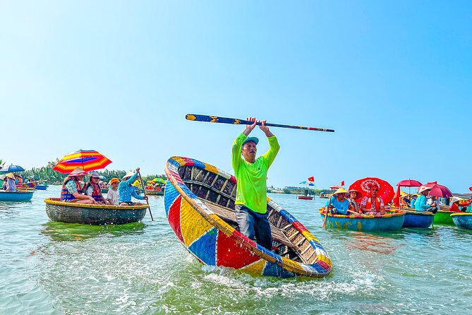 Hoi An basket boat tour in Cam Thanh coconut village