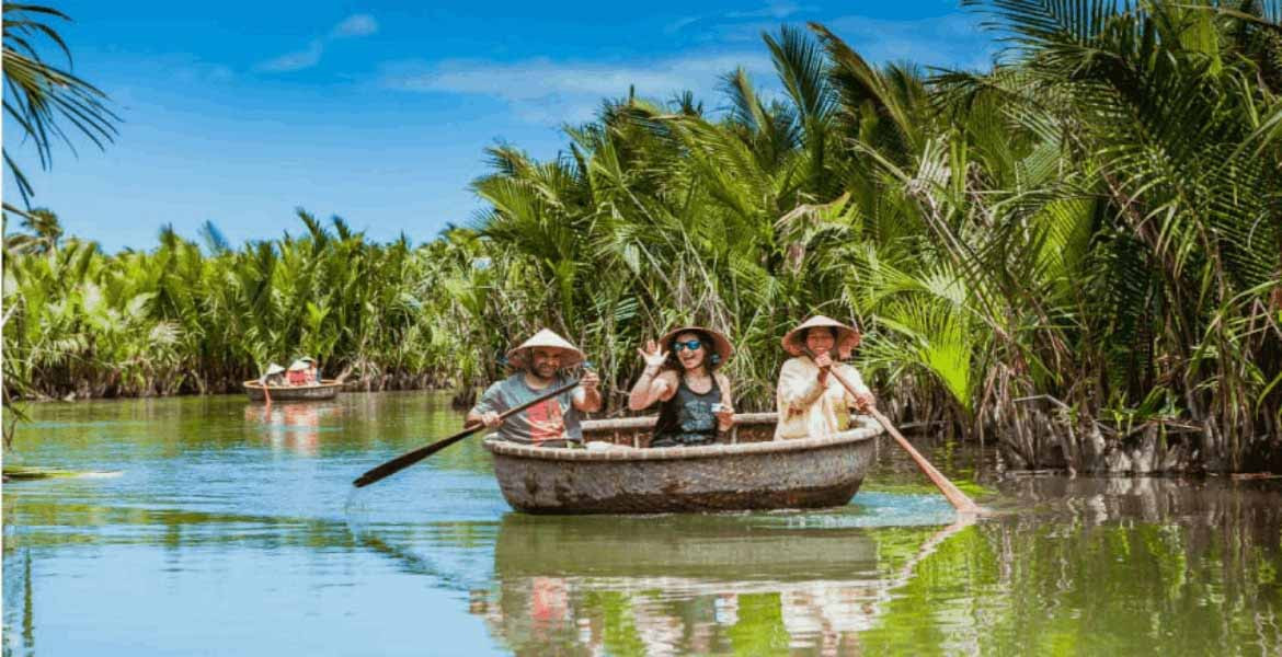 Cam Thanh coconut village basket boat tour